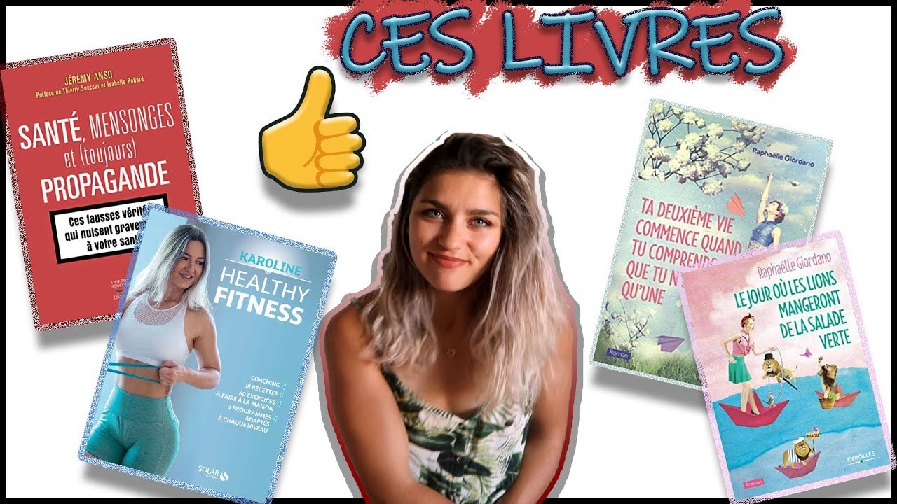 3 LIVRES QUE VOUS DEVEZ LIRE : Sport, nutrition, roman, développement perso...