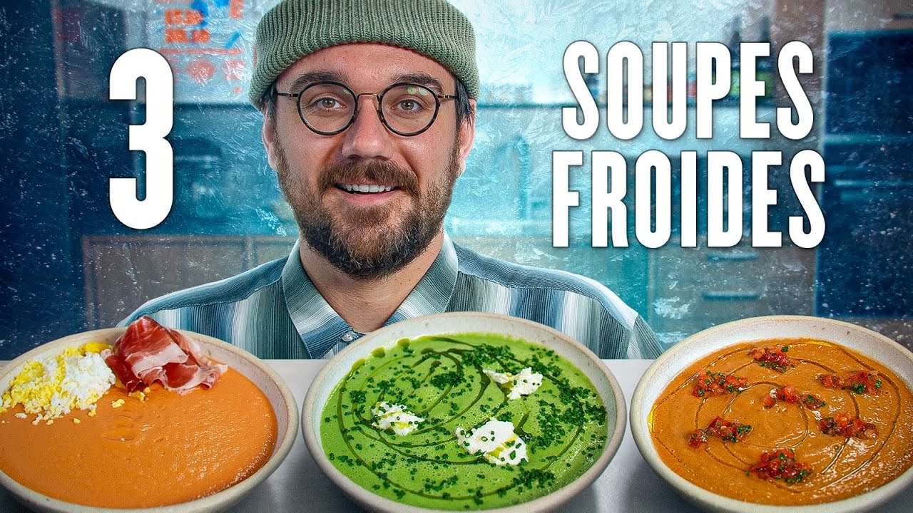 3 soupes froides ultra simples pour se régaler tout l'été ! ☀️