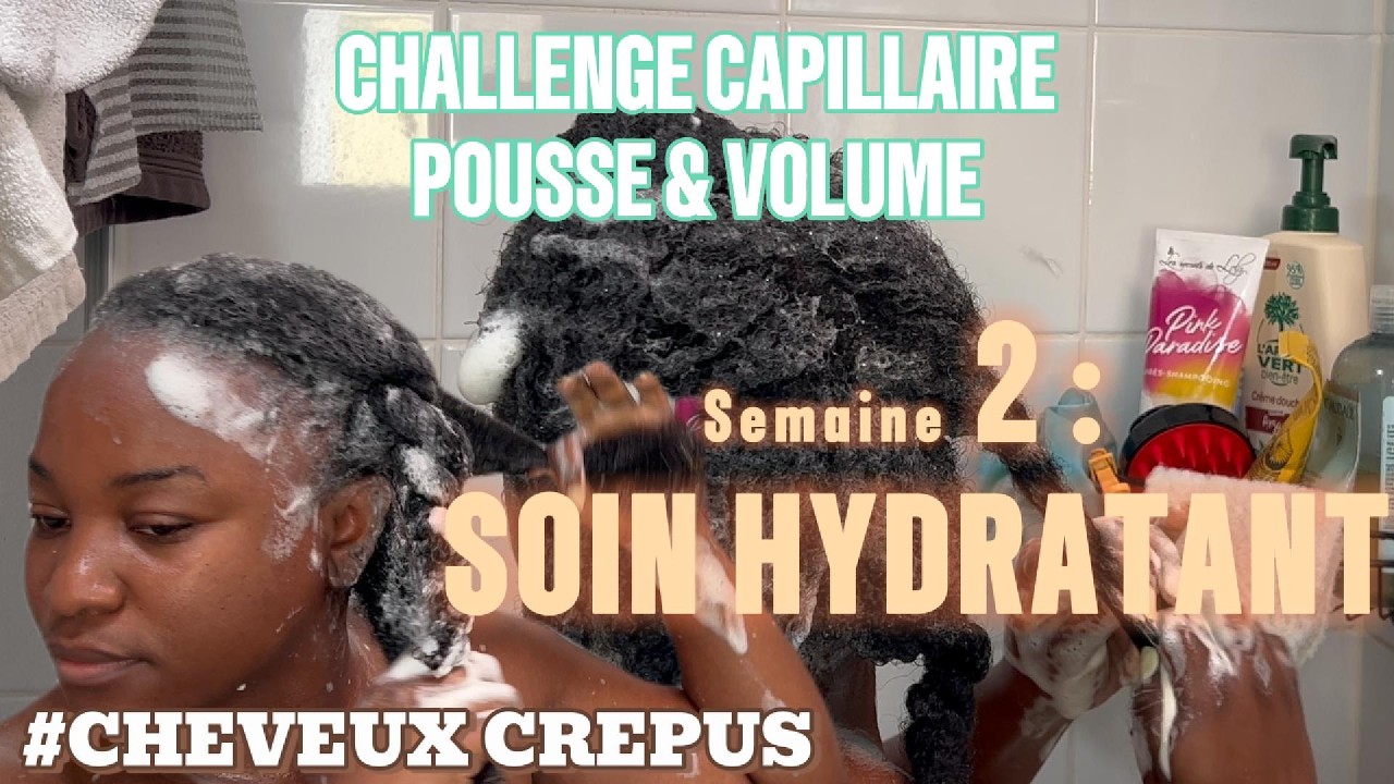 Vlog Hair - PASSE LA JOURNÉE DANS MES CHEVEUX AFRO -Pousse et VoLUME