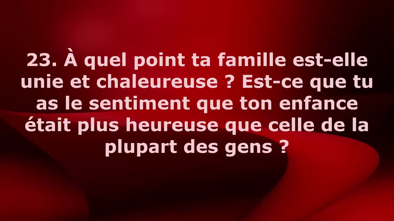 Les 36 questions pour tomber amoureux